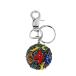  Swarovski ball bag charm number Swaro ball figure multicolor Swaro strap deco charm deco key holder G-BALLERji- Borer -