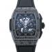 ウブロ HUBLOT スピリット・オブ・ビッグバン オールブラック パヴェ 641.CI.0110.RX.1700 ブラック文字盤 新品 腕時計 メンズ