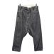 33 GANRYU ganryu COMME des GARCONS Comme des Garcons обезьяна L Denim брюки EP-P001 оттенок черного Denim размер L 65207