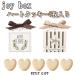  маленький подарок Heart печенье 5 листов ввод свадьба 2 следующий . party Novelty - сладости ответ подарок Valentine White Day подарок 
