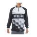  New Era NEW ERA GOLF GF половина Zip рубашка-поло с длинным рукавом 