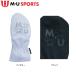 [ бесплатная доставка почтовая доставка ]MU SPORTS герой плюс Logo принт UV перчатка дамский с одной стороны для рука .703J3800
