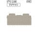  полцены SALE коврик Mitsubishi Delica D5 CV5W H19.1-26.8(2nd для M размер )[ этот день отправка / единый по всей стране бесплатная доставка ][ в клетку бежевый ]