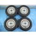 145/80R12 80/78 NLT 145R12 6PR летние шины Daihatsu оригинальный металлический 12 дюймовый 4B 4H/100 ET40 б/у 4шт.@ Hijet Mira легкий грузовик и т.п. T009470