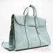 [ переговоры о снижении цены возможно ]COACH Coach Gotham * Portfolio портфель голубой сумка б/у C5318[ ломбард . магазин ]