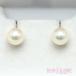 [ переговоры о снижении цены возможно ]K14WG Akoya жемчуг серьги жемчуг раунд 7.8mm×2 2.16g мойка завершено прекрасный товар [ ломбард . магазин ]