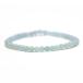  Power Stone натуральный камень браслет аквамарин круг шар 4mm четки ..Bracelet пробная цена 