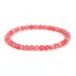  Power Stone натуральный камень браслет коралл ( san . окраска ) розовый круг шар 4~4.5mm четки ..Bracelet пробная цена 
