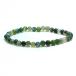  Power Stone натуральный камень браслет Moss a торцевая дверь круг шар 4mm~5mm четки ..Bracelet пробная цена 