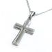  колье нержавеющая сталь 316L Cross 10 знак . серебряный цвет женский мужской 