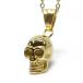  колье нержавеющая сталь 316L Skull Gold цвет колье женский мужской распродажа аксессуары 