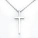  колье нержавеющая сталь 316L Cross 10 знак . серебряный цвет колье женский мужской распродажа аксессуары 