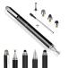 Capacitive Stylus Pen with Ballpoint Pen Writing,Penyeah 4-in-1 Touch Screen Stylus-Writing Pen Disc Tip  Mesh Fiber Tip  Rubber Tip,Stylus Pen