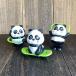  Panda игрушка .... скейтборд ... обруч 3 body .1 комплект симпатичный веселый 