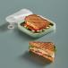  sandwich case sandwich . lunch box light weight light . compact carrying convenience silicon simple storage convenience 
