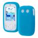  Ray * наружный .... мобильный телефон 4 кейс силикон шелковый Touch / голубой ( половина прозрачный ) RT-MK4C1/A