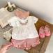  baby baby girl summer setup top and bottom set short sleeves blouse tops pants baby clothes baby clothes spring autumn cotton cotton stylish lovely 
