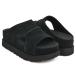 �y���s�A���i�z UGG W GOLDENSTAR HI CUTOUT SLIDE �y�A�O �S�[���f���X�^�[ �n�C �J�b�g�A�E�g �X���C�h�z BLACK