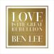 ͢���� BEN LEE / LOVE IS THE GREAT REBELLION [CD]