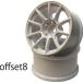 SSR GT GTX01 եå8 ϥȥ饯 ۥ磻(2pcs) WW-0908HWH RCѡ