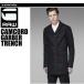 G-STAR RAW (ji- Star low ) CAMCORD GARBER TRENCH ( cam код ga- балка to ключ ) постоянный Fit Denim тренчкот 