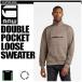 G-STAR RAW () DOUBLE POCKET LOOSE SWEATERʥ֥ݥåȥ롼˥ƥʥ֥ 롼եåȥȥ졼ʡ