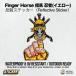 Stickart Finger Horse палец лошадь ninja желтый транскрипция отражающий машина стикер автомобильный наружный водонепроницаемый * отражатель *UV cut атмосферостойкий specification 