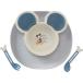  еда .... catch plate Mickey × синий 306323 [_