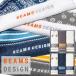 BEAMS DESIGN �r�[���X�f�U�C�� �`�F�b�J�[�o���_�i�^�I�� �t�F�C�X�^�I�� 3���Z�b�g 51-3139300 (�O���[/�l�C�r�[) �y_