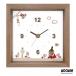  Moomin little mii дерево детали часы настольный Brown 137657 часы подарок . праздник брак . праздник новое здание . праздник бесплатная доставка 