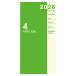  большой go-2026-27 год 4 месяц начало E1190 зеленый 168×83×5mm блокнот 26-27 HP dia Lee Large 1W+ ширина .
