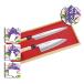  День отца подарок подарок 2024 цветок кухонный нож нож комплект . глициния flat .. кухонный нож 2 шт. комплект комплект ( рыборазделочный нож * кухонный нож )