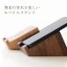  smartphone stand wooden desk stylish desk stand smartphone holder walnut natural wood oak wood mobile stand 2 color 