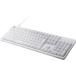  Elecom механический клавиатура Leggero проводной полный размер N ключ roll over соответствует 5000 десять тысяч раз высокая прочность переключатель принятие чай ось белый TK-MC50UKTWH