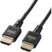  Elecom HDMI 2.1 кабель тонкий Ultra высокая скорость 2m 8K(60Hz) 4K(120Hz) 48Gbps супер высокая скорость PS5 / PS4 Nintendo Switch соответствует черный DH-HD21ES20BK