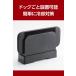�G���R�� Nintendo Switch2��p ��p�t�@�� �h�b�O�p �c�u�� ���u���ɑΉ� 4�i�K�p�x���� ���i�K�Œ��߂ł��镗�ʒ��߃X�C�b�` USB���d �u���b�N GM-NS225DC01BK �֘A�摜4