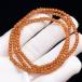 PROME натуральный камень [ один пункт предмет ] высокое качество * orange гранат * man da Lynn гранат * три полосный * общая длина : примерно 45cm( общий длина )*mo The n Beak * браслет V66163