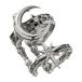  arte ошибка King s Crescent moon ушные каффы одна сторона уголок серебряный 925 ушные каффы non отверстие серьги три день месяц месяц moon звезда Star бренд ARTEMISKINGS. покупка 