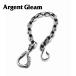 ArgentGleama-jento Gree m серебряный 925 цепочка для бумажника ORPHAN HOOK WALLETCHAIN AC-244 бренд ARGENT GLEAM аксессуары . покупка 