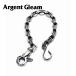 ArgentGleama-jento Gree m серебряный 925 цепочка для бумажника ORPHAN CLIP WALLETCHAIN AC-262 бренд ARGENT GLEAM аксессуары 