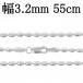 �V���o�[�`�F�[�� 925 �l�b�N���X�`�F�[���̂� �V�����_�[�{�[�� 55cm ����3.2mm �����Y ���f�B�[�X �l�C �V���o�[925 ������� �v���[���g ����