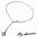 M's collection M z коллекция циркон сапфир очарование серебряный 925 ножной браслет браслет чёрный черный Red Bull -