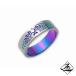 Hizm месяц . кольцо 6mm фиолетовый ×. оригинальный титановый 1-30 номер titanium аксессуары кольцо кольцо металл аллергия аллергия свободный сверху товар красивый . красивый красивый мужской 