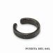 PUERTA DEL SOL Flat Stone черный ушные каффы черный серебряный 950 titanium покрытие унисекс серебряный аксессуары серебряный SV950