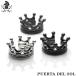 PUERTA DEL SOL Tiara серебряный ушные каффы 1P одна сторона уголок для мужской женский Crown .. черный чёрный non отверстие серьги ушной зажим серьги 