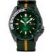腕時計 メンズ セイコー5スポーツ オートマチック ナイロンベルト ガンメタリック/グリーン/グリーン色 SRPF73K1　逆輸入品