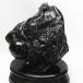 1.1Kg 黒水晶 手彫り 龍 置物 t261-999