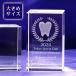  зуб . сувенир сообщение печать название inserting 3D зубной Imp Ran to crystal пресс-папье стекло блок высота 100mm скульптура плата включая |NKTR-0263