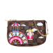  Louis Vuitton Damier vi vi enn Mini небольшая сумочка аксессуары sowa-ru небольшая сумочка N60402 Brown PVC LOUIS VUITTON [ б/у ]