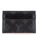  Louis Vuitton монограмма Eclipse porutokaruto двойной футляр для карточек M62170 черный PVC кожа мужской LOUIS VUITTON [ б/у ]